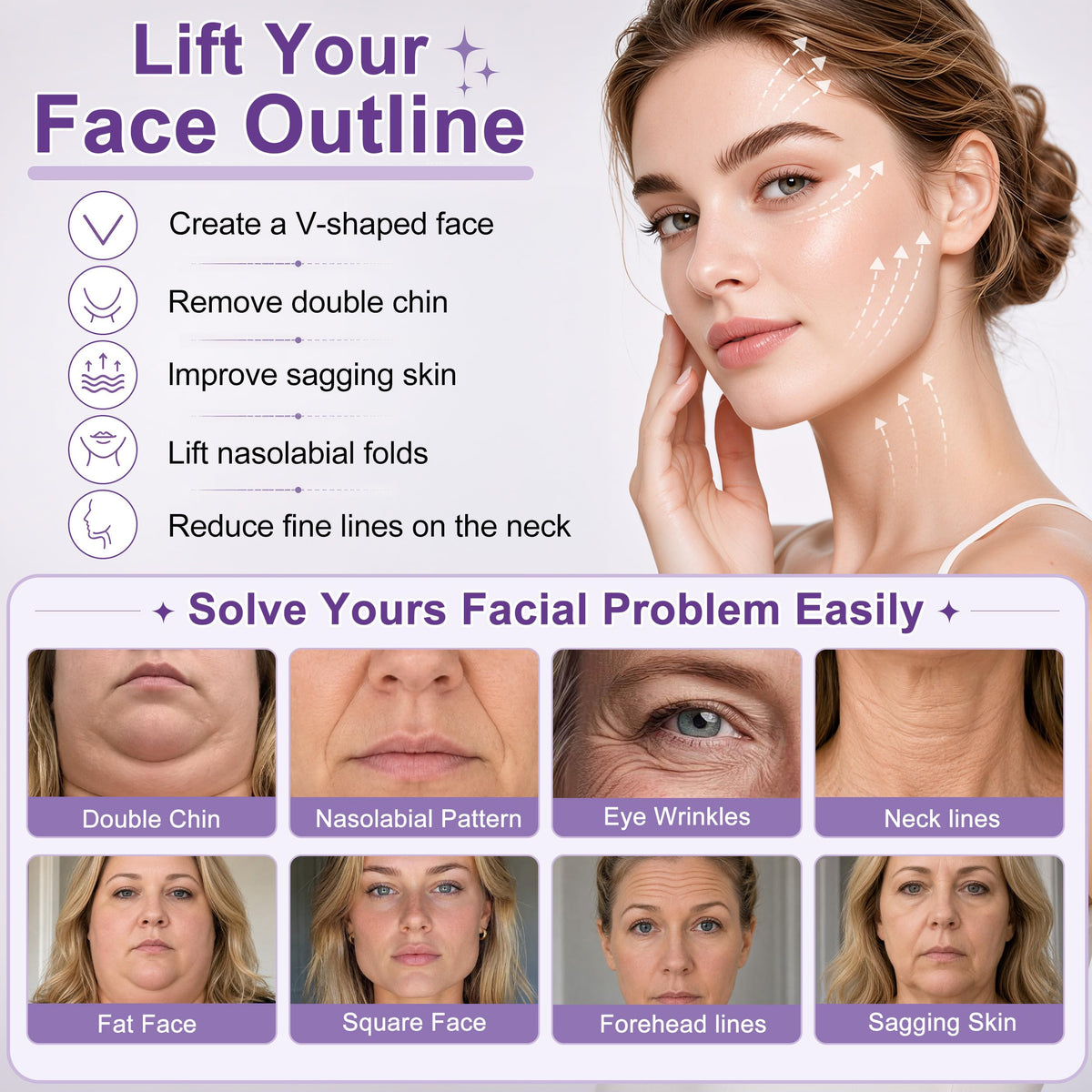 Face Tape Lifting Invisible, Face Lift Tape 8 Hours of Sustained,180PCS