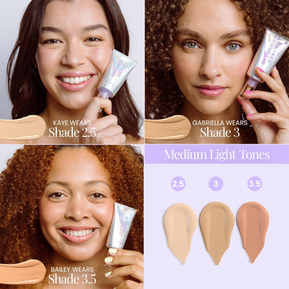 Naked Sundays BeautyScreen Peptide Foundation Tint SPF50, 2.5 Light Neutral