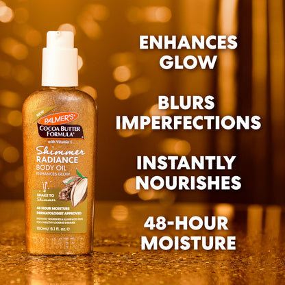 Palmer's Shimmer Body Oil, Cocoa Butter Formula with Vitamin E (5.1 Fl Oz)