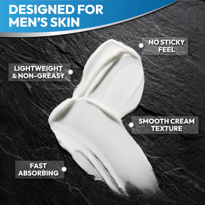 Mens Face Moisturizer Cream - Anti-Aging & Wrinkle Cream, Non-Greasy, 4 OZ