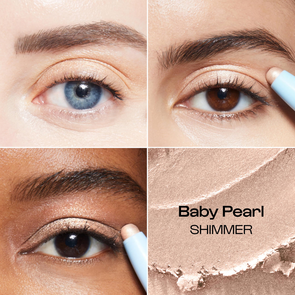 ALLEYOOP 11th Hour Cream Eyeshadow Stick & Liner, Champagne Shimmer
