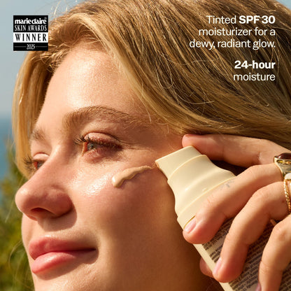 Sun Bum SPF 30 Daily Glow Tinted Face Sunscreen Lotion- Travel Size, 1.7 oz