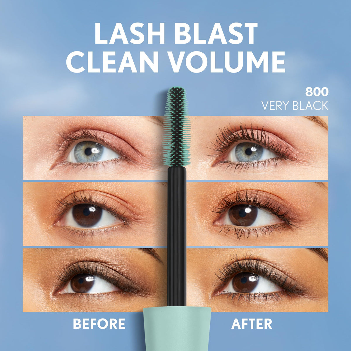 COVERGIRL Lash Blast Clean Volume Mascara - 835 Black Brown Waterproof