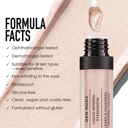 bareMinerals Gen Nude Liquid Eyeshadow, Sandstone, 0.07 oz