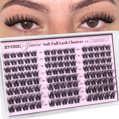 Natural Lash Clusters Wispy 10-16MM Fluffy Cluster Eyelash Extensions