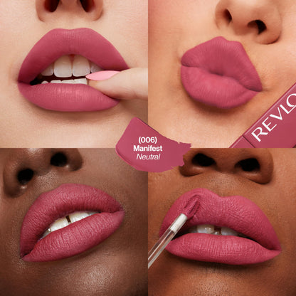 Revlon ColorStay Limitless Matte Lipstick, 006 Manifest, 0.17 fl oz