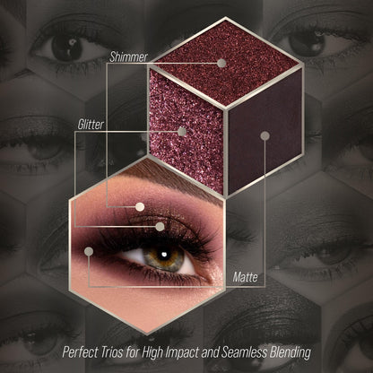 Tintark Midnight Masquerade Black Spectrum Smokey Eyeshadow Palette