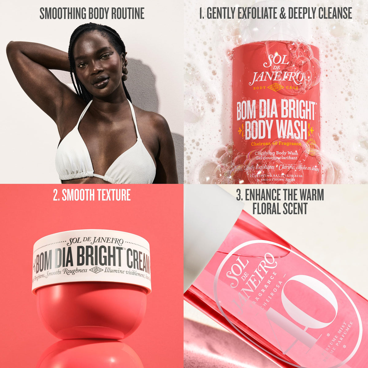 Sol de Janeiro Visibly Brightening & Smoothing Bom Dia AHA Body Cream 75ml