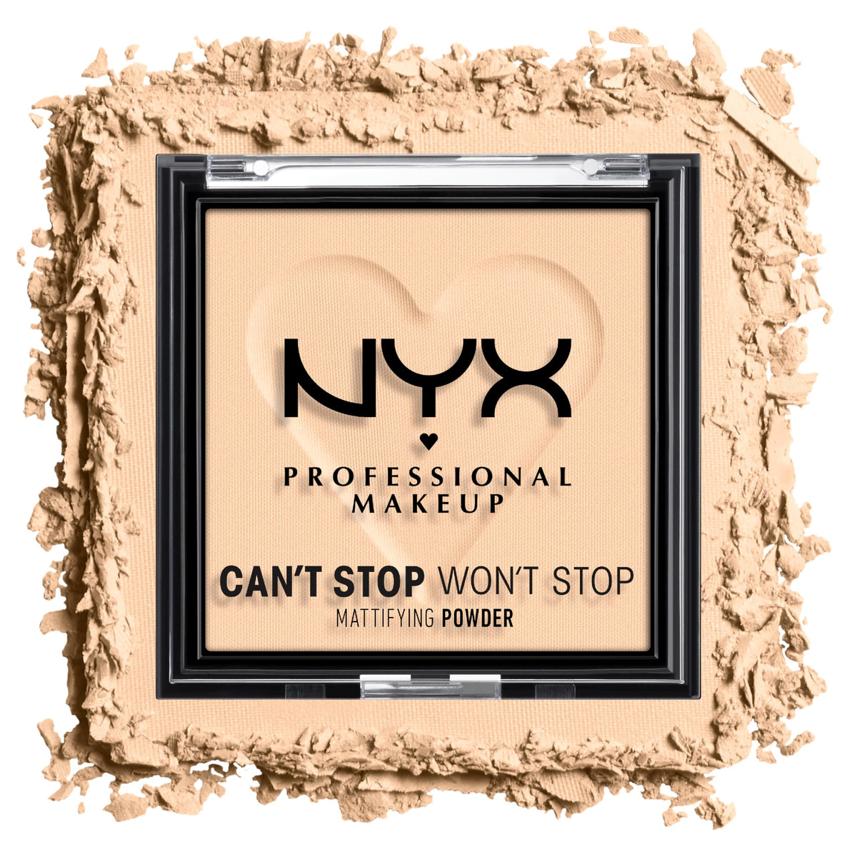NYX PROFESSIONAL MAKEUP Can't Stop Won't Stop Mattifying Pressed Powder - Light