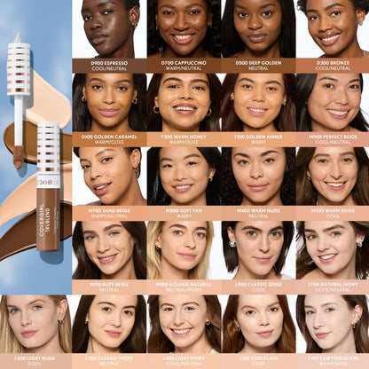 COVERGIRL TruBlend Undercover Concealer, Buildable, Full Coverage, 24-Hour Wear, Matte Finish - L400 Classic Ivory