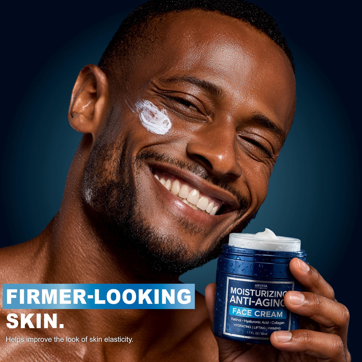 Mens Face Moisturizer Cream - Anti Aging Cream with Retinol & Collagen
