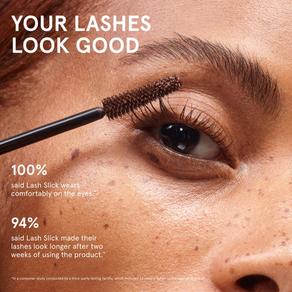 Glossier Lash Slick Tubing Mascara, Lengthening & Lifting, Natural Brown