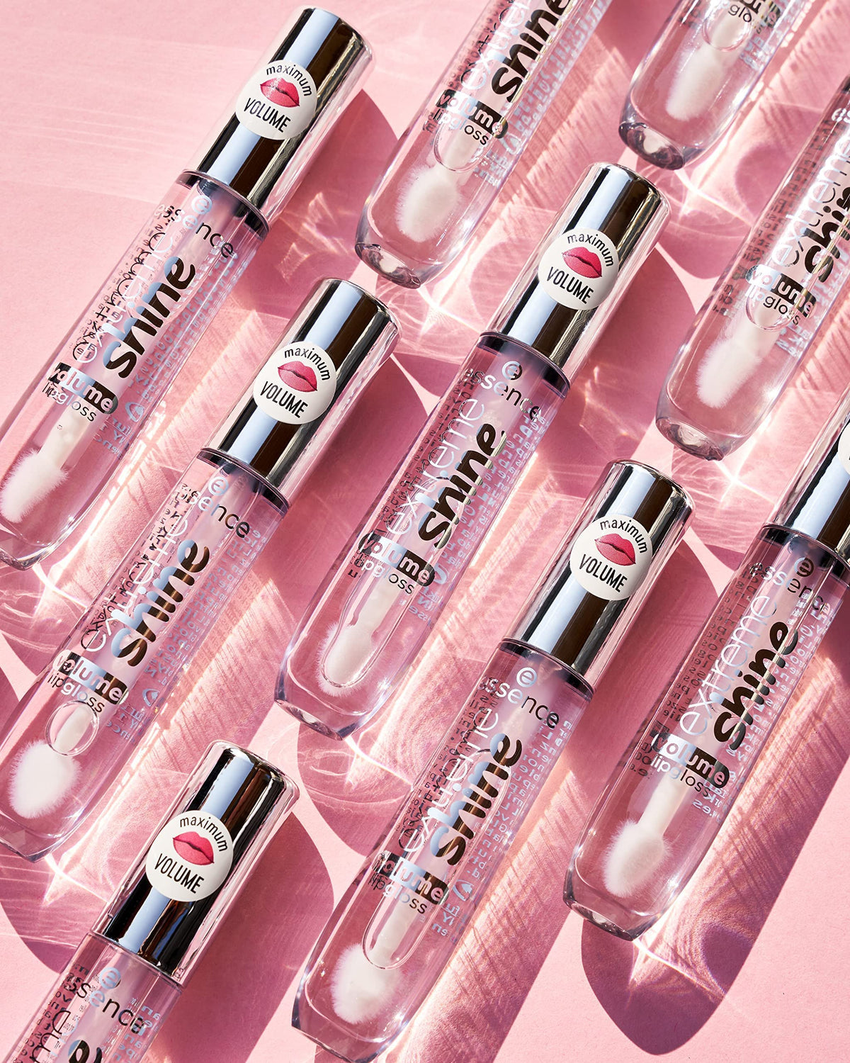 essence Extreme Shine Volume Lip Gloss, 01 Crystal Clear (Pack of 3)